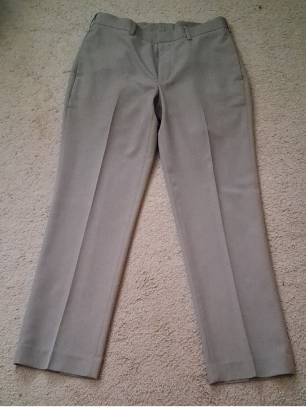 Axist City Pant, Classic Straight-Leg Dress Business Trouser, Light Gray 30"-32"